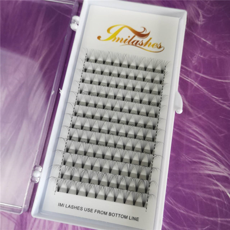 High quality 10d russian premade volume fans lashes vendor-V